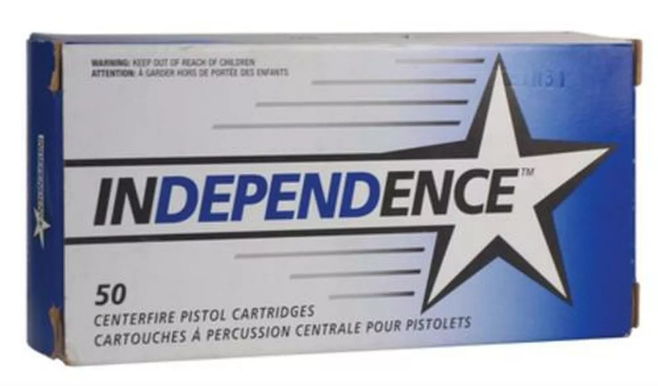 Independence .40 S&W 180gr, Full Metal Jacket 50rd Box