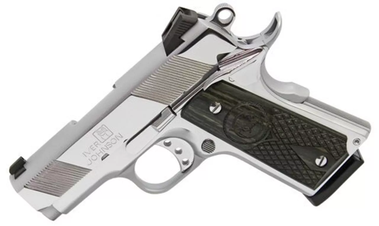 Iver Johnson Arms 1911 Thrasher, 9mm, 3.125″, 8rd, Chrome Steel