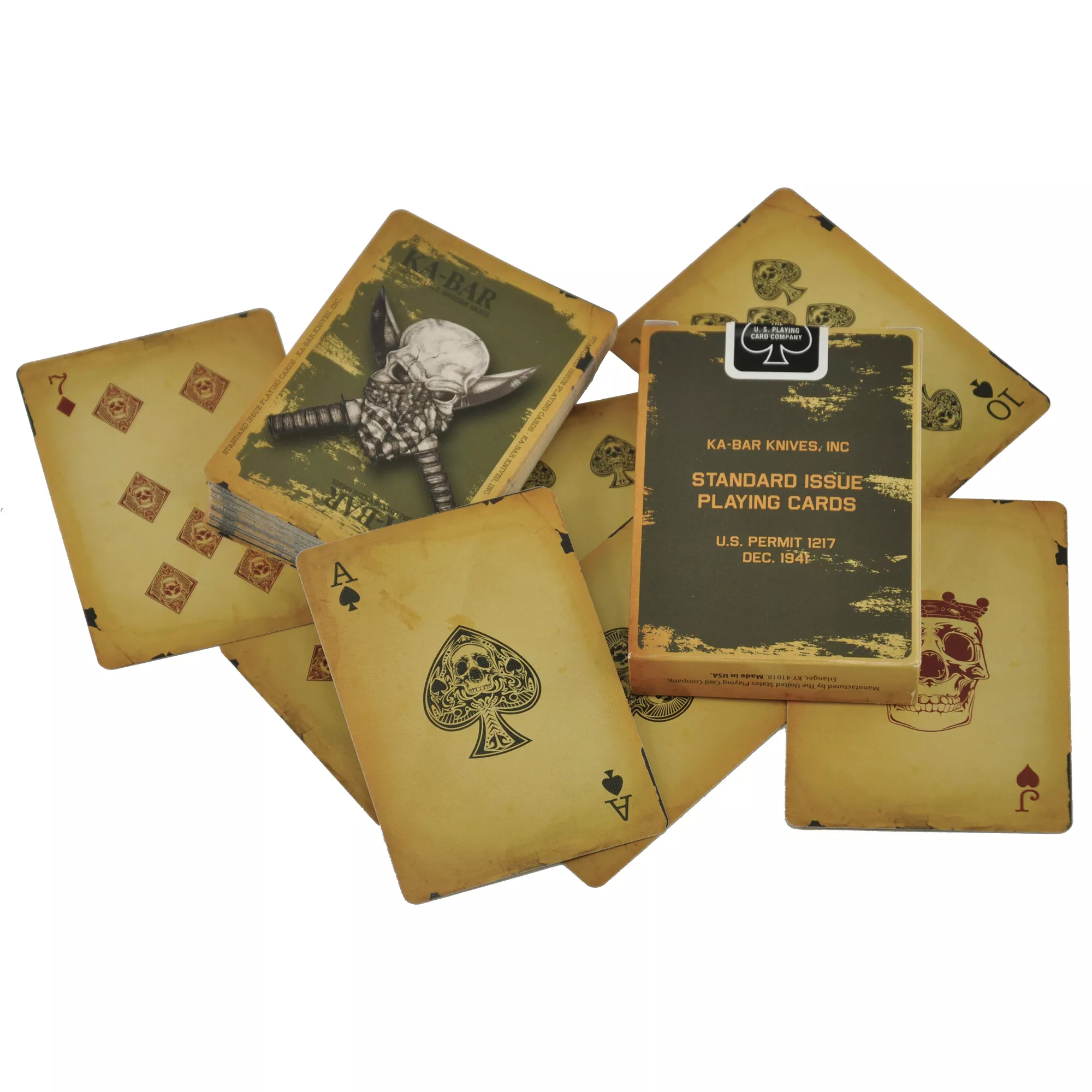 Ka-Bar 9914 Ka-Bar Playing Cards Multi-Color 3.50” Doubles as Trail Markers