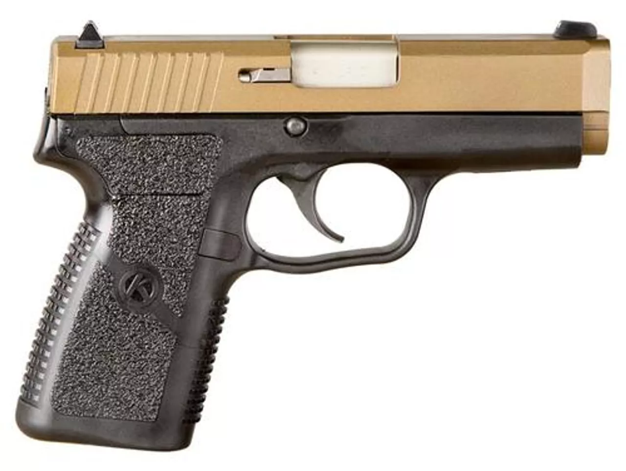 Kahr CW40, .40 S&W, 3.6″, 6rd, DAO, Crimson Trace Lasergrip, Burnt Bronze