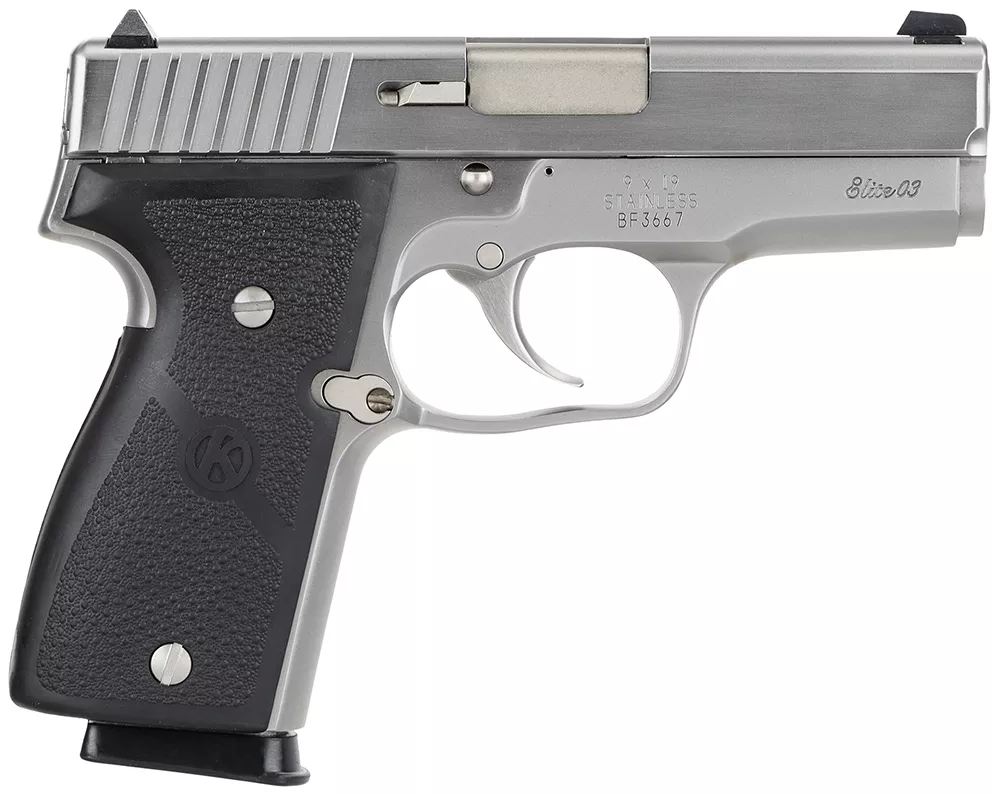Kahr K9 Elite 9mm Pistol, Polished Stainless Finish