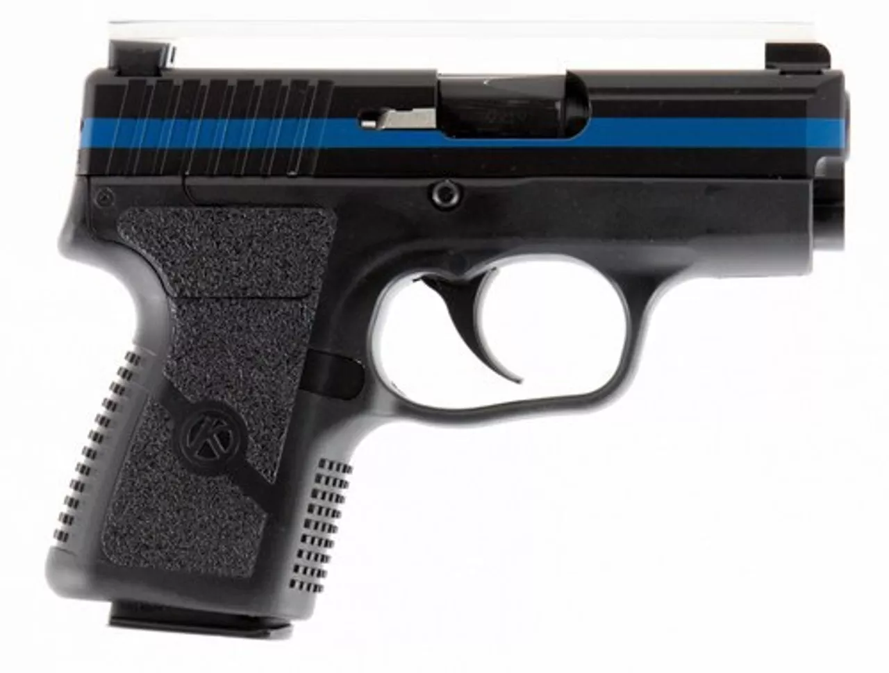 Kahr Pm9 Thin Blue Line, 9mm, 3.1″ Barrel, 7rd, Black Polymer Grip