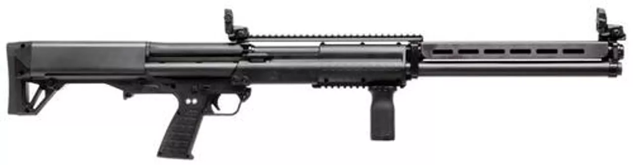 Kel-Tec KSG-25 Pump 12 Ga 30″ Barrel Picatinny Rail Magpul MBUS Sights Dual Tube Magazines 24rd Capacity