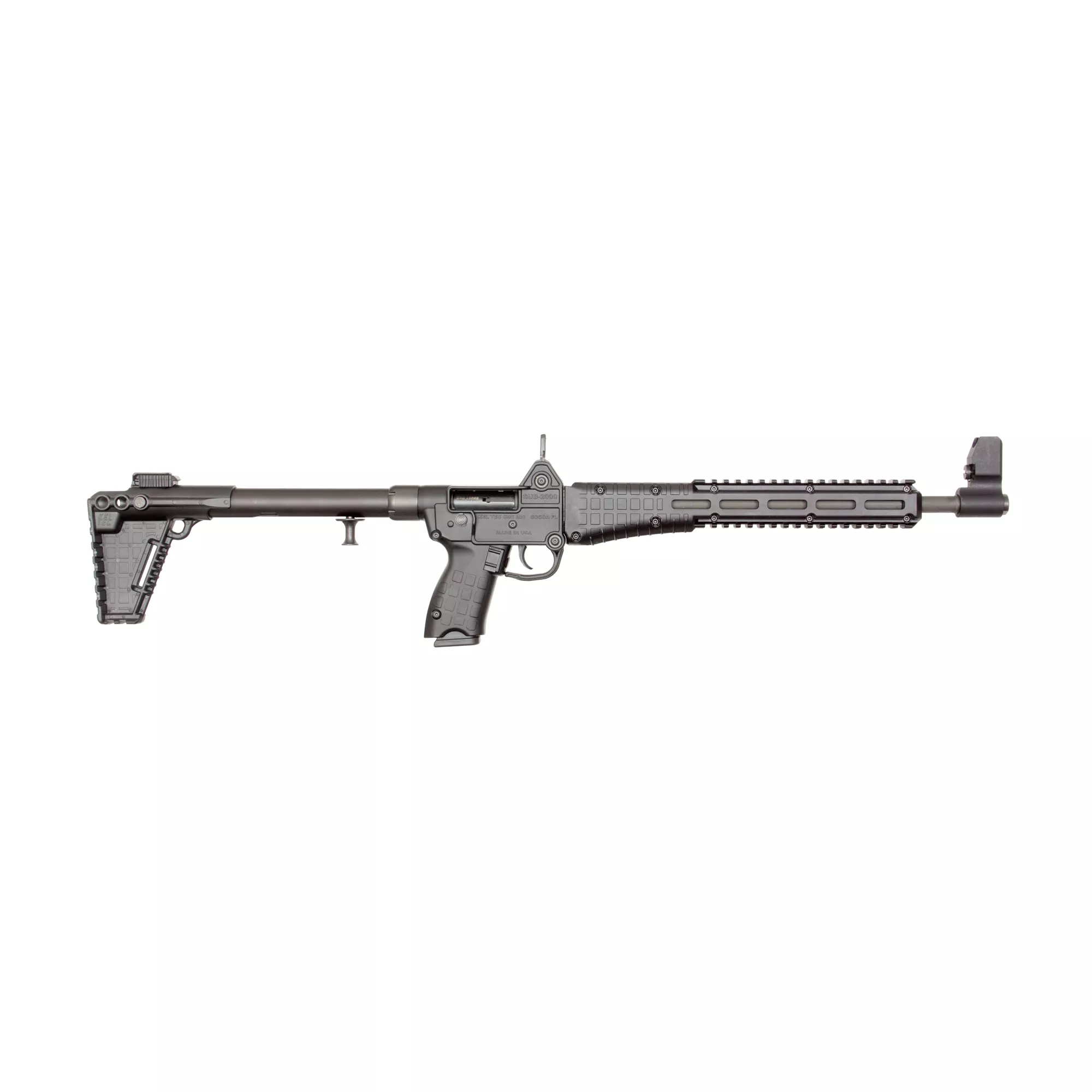 Kel-Tec SUB2K40GLK22BBLKHC Sub-2000 40 S&W Caliber with 15+1 Capacity, 16.25” Barrel, Black Metal Finish, Black Adjustable Stock Right Hand