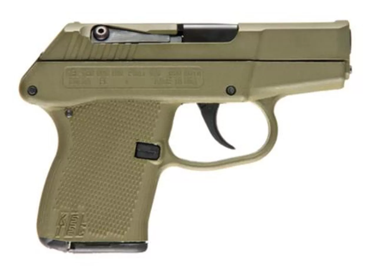 KelTec P-3AT .380 ACP 2.76″ Barrel Cerakote Full OD Green, 6 Round