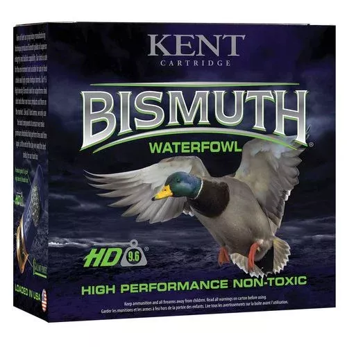 Kent Cartridge B1235W424 Bismuth Waterfowl 12 Gauge 3.5″ 1 1/2 oz 4 Shot 25 Bx/ 10 Cs