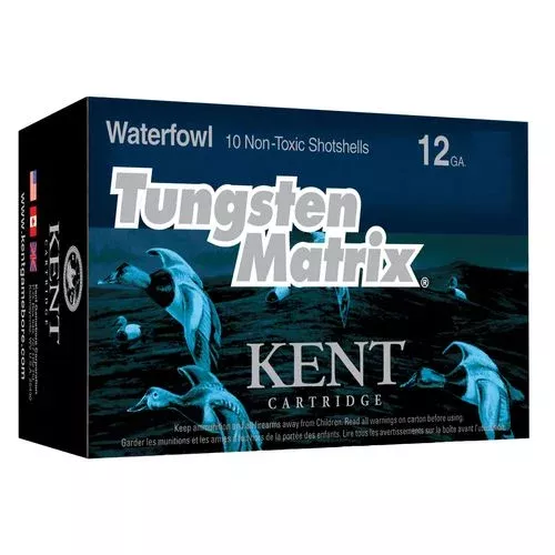 Kent Cartridge C123NT425 Tungsten Matrix 12 Gauge 3″ 1-1/2 oz 5 Shot 10 Bx/ 10 Cs