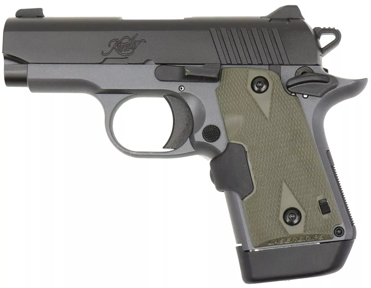 Kimber Micro 9 Woodland Night Laser Grips (LG) 9mm Pistol