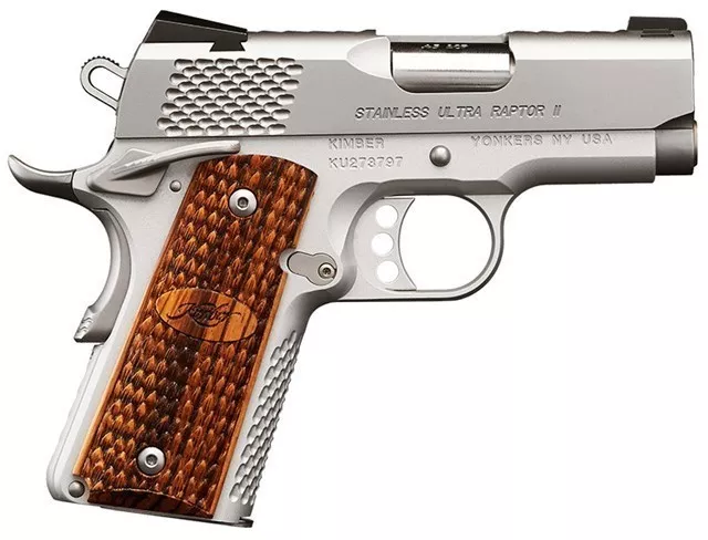 Kimber Stainless Ultra Raptor II 9mm 1911 Officers Model 3200374