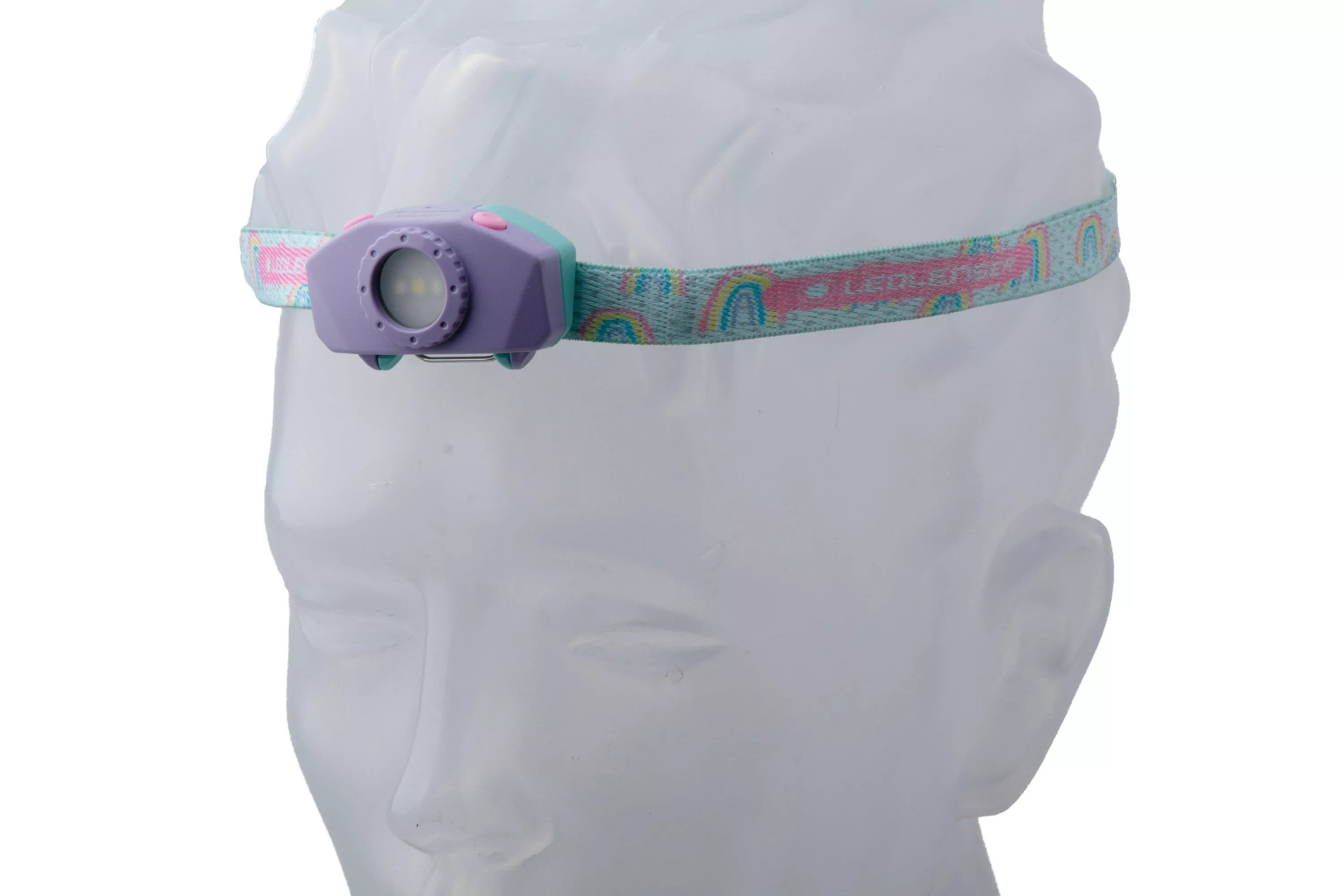 Ledlenser KIDLED2 Purple, head torch for children, 40 lumens
