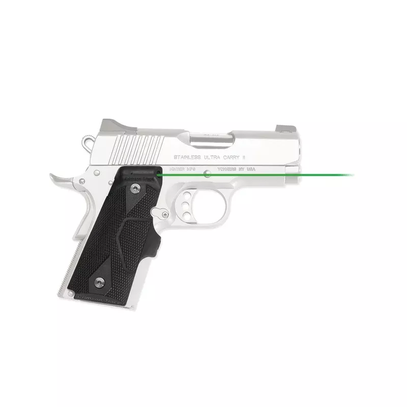 LG-404G Front Activation Green Lasergrips for 1911 Compact