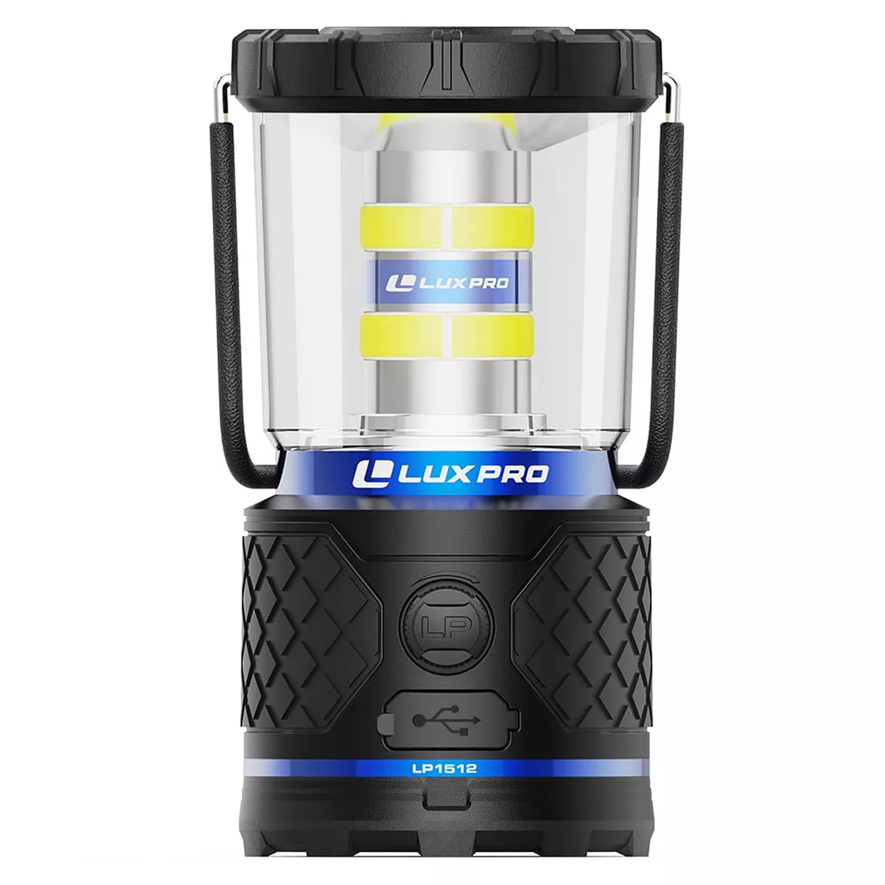 LUXPRO Rechargeable Dual-Power 1100 Lumen LED Lantern
