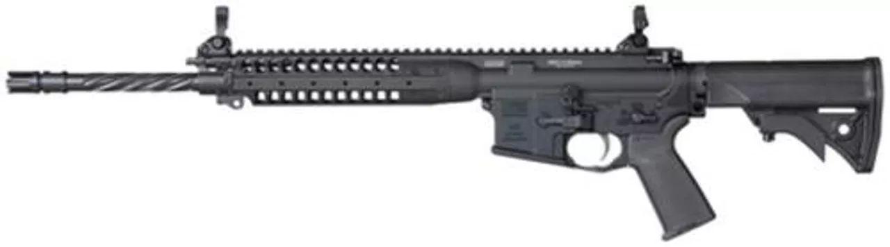 LWRC IC-Enhanced 5.56/223 16″ Spiral Fluted Barrel Adjustable Stock MOE Grip 10 Round – CA Compliant 2018