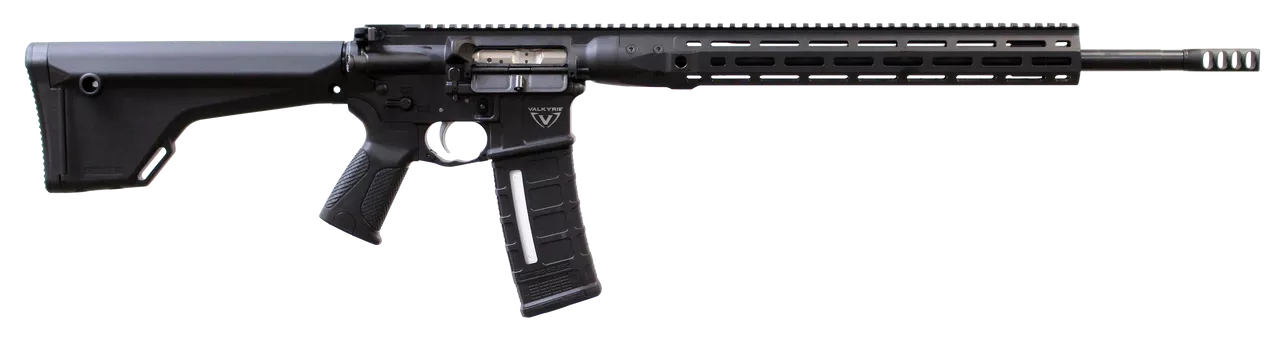LWRC LWRCI Di *CA Compliant* AR-15 224 Valkyrie 20.1″, Black Adjustable Magpul MOE Synthetic Stock Black Anodized Steel Receiver, 10rd