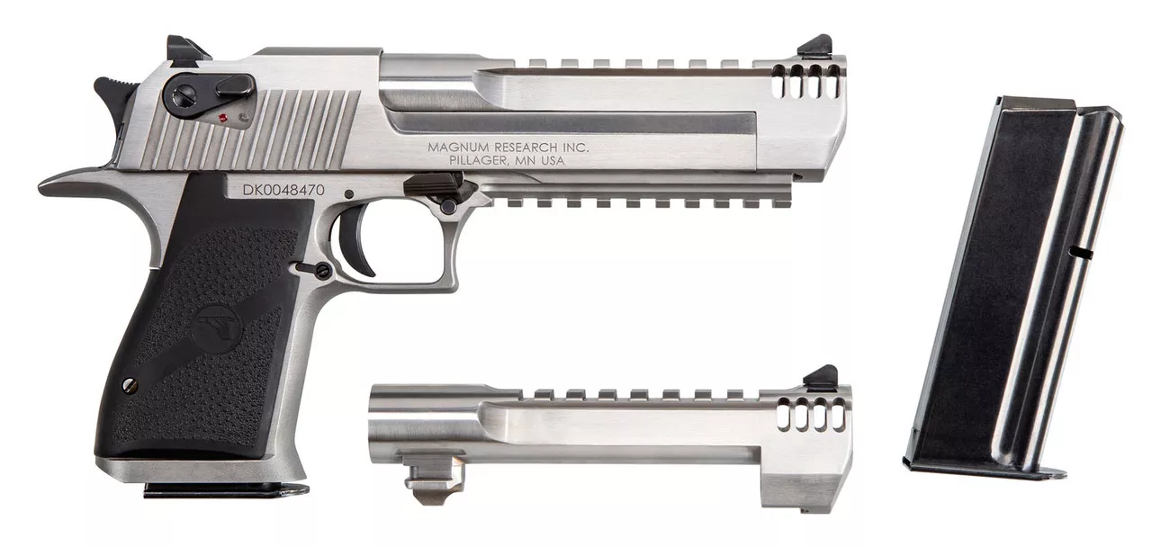 Magnum Research Desert Eagle Mk XIX 50 AE/429 DE Combo, 6″, Stainless, 7rd