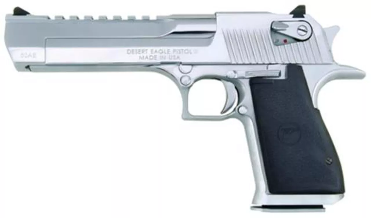 Magnum Research Desert Eagle XIX 50AE, 6 Inch, Polished Chrome, 7rds