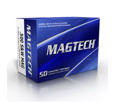 Magtech .500 S&W Mag. 400gr. SJSP-Flat 20rd Box #500A