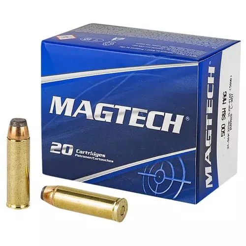 MagTech Handgun Ammunition .500 S&W 325 gr JSP 1801 fps 20/ct