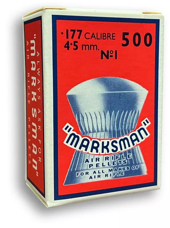 Marksman Round Head 177 Cal Air Pellets (500pk)