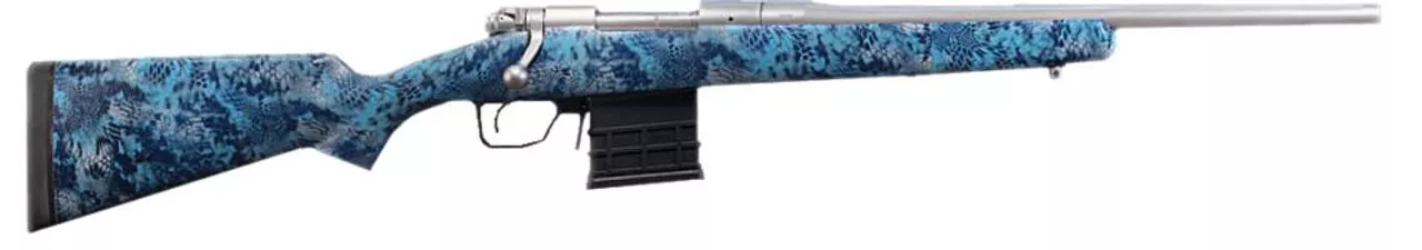 Montana Rifle Co. Mountain Snow Rifle 308 Win, Kryptek Synthetic, Stainless, Left Hand