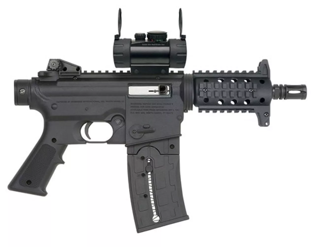 Mossberg 715P Red Dot Combo AR Pistol SA 22LR 6″ MB, Synthetic Black, 25 rd