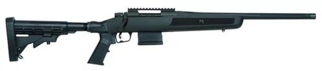 Mossberg MVP Flex Bolt 308 Win/7.62mm 18.5″ Barrel, 6-Position Black, 10rd