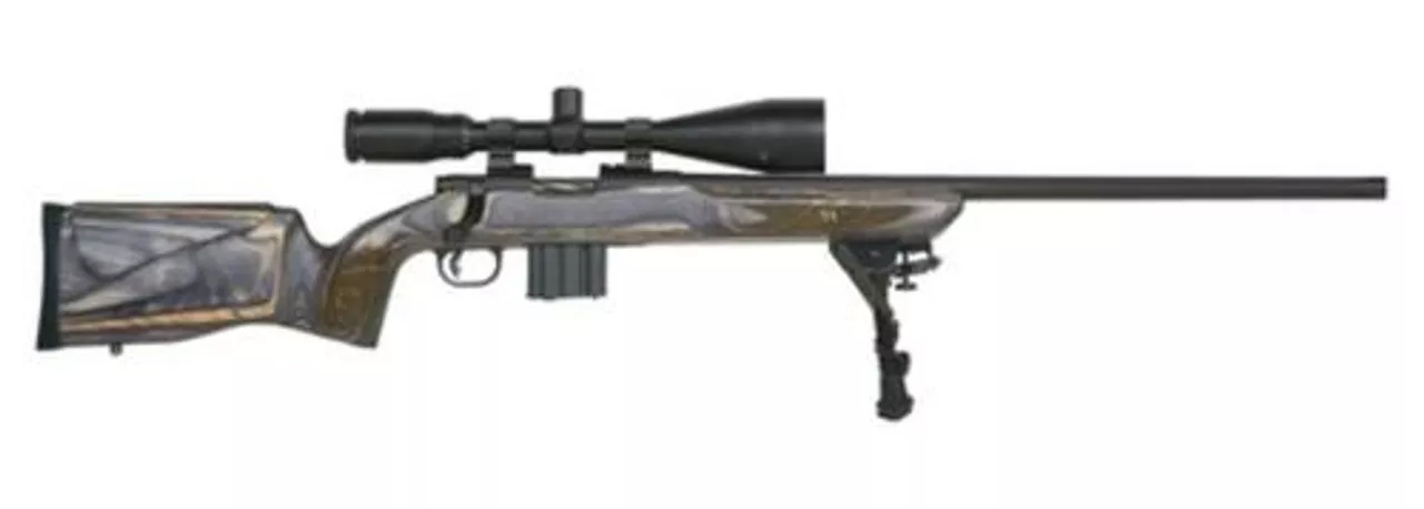 Mossberg MVP Varmint Bolt Action Rifle 5.56 24″ Medium Bull Fluted Threaded Barrel, New Bench Rest Style Laminate Stock 4-16x50mm Riflescope/Rings 10rd Mag
