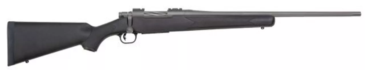 Mossberg Patriot .300 Win Mag, 22″ Barrel, Synthetic Black Stock Stainless Steel Cerakote, 3rd