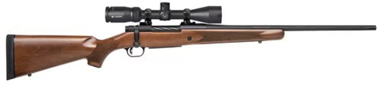Mossberg Patriot, 6.5 Creedmoor, 22″, 5rd, 3-9x40mm Vortex Scope, Walnut