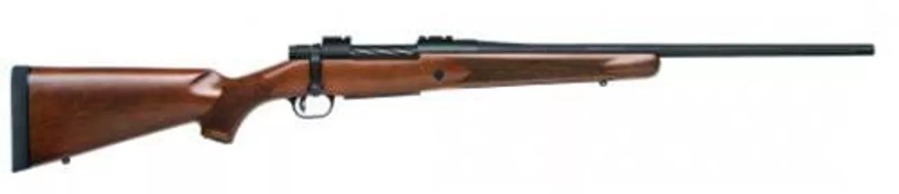 Mossberg Patriot Bolt Action Rifle, .30-06 Springfield, 22″, 5rd, Wood Stock/Blued