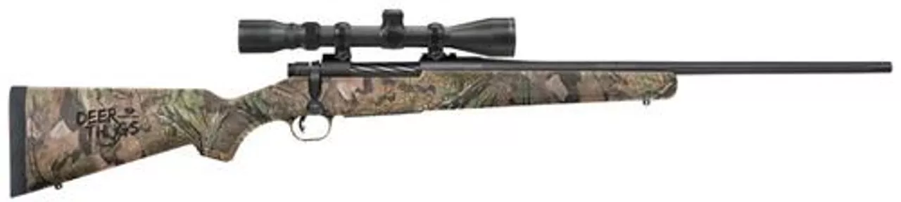 Mossberg Patriot Deer Thug Rifle, .30-06, 22″ Fluted Barrel, 5rd,, 3-9×40, Adjustable Trigger