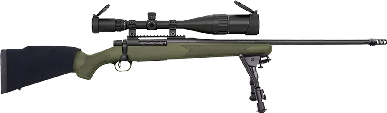 Mossberg Patriot Night Train 300 Win Mag, 24″ Olive DrabGreen Matte Blued, 3rd
