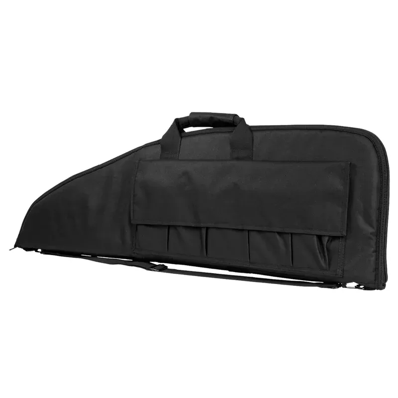 NcStar VISM Rifle Case w/ Double Zippers, ID Holder, Foam Padding, Black Finish – CV290738