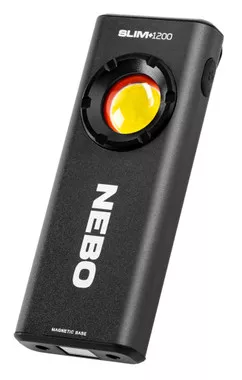 NEBO Slim+ Programmable Waterproof Rechargeable Pocket Flashlight Power Bank & Laser Pointer 1200 Lumens