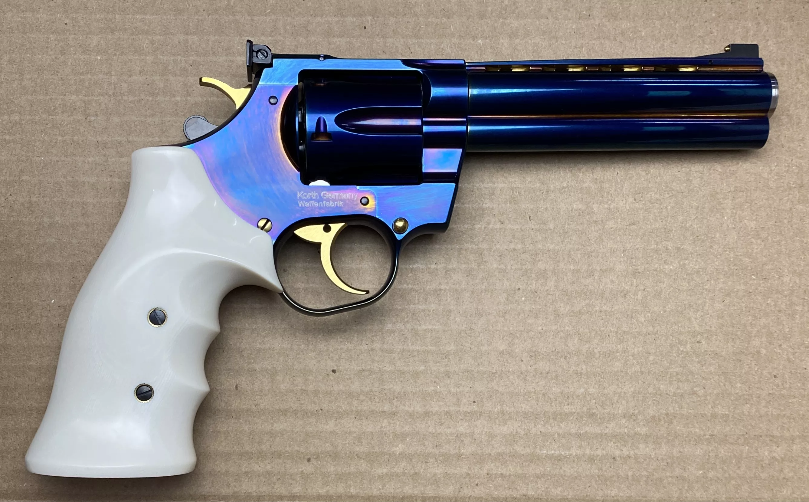 Nighthawk Custom Korth 357 Magnum High Polished Blue 5.25" Barrel