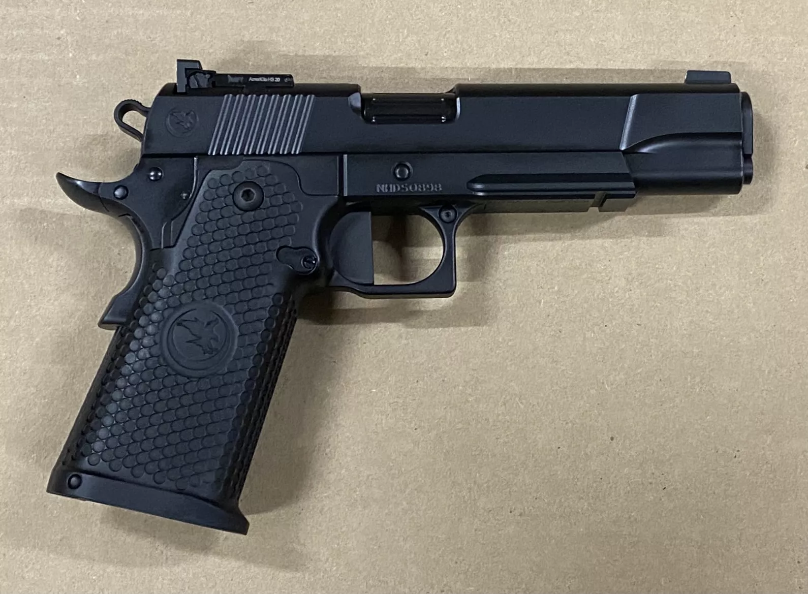 Nighthawk Falcon 9mm Government 1911 Double Stack Blackout 9234