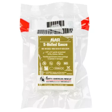 North American Rescue S-Rolled Gauze