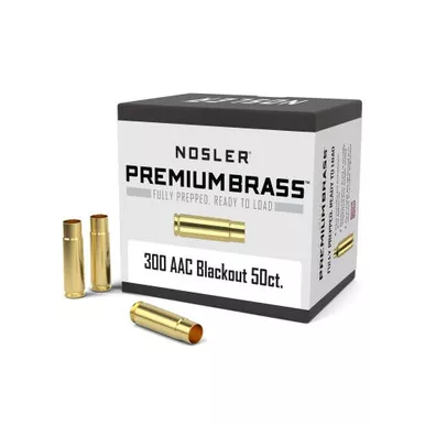Nosler .300 AAC Blackout Brass Box of 50