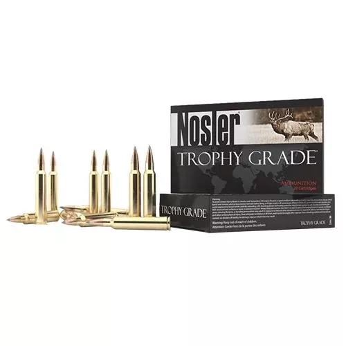 Nosler 60128 Trophy Grade Long Range 6.5×284 Norma 129 gr AccuBond Long Range 20 Bx/ 10 Cs