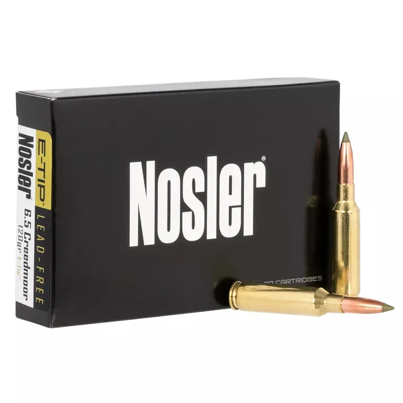 Nosler E-Tip 6.5 Creedmoor 120 gr E Tip Lead Free – 40398