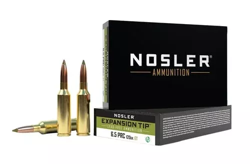 Nosler E-Tip Rifle Ammunition 6.5 PRC 120gr E-Tip 3100 fps 20/ct