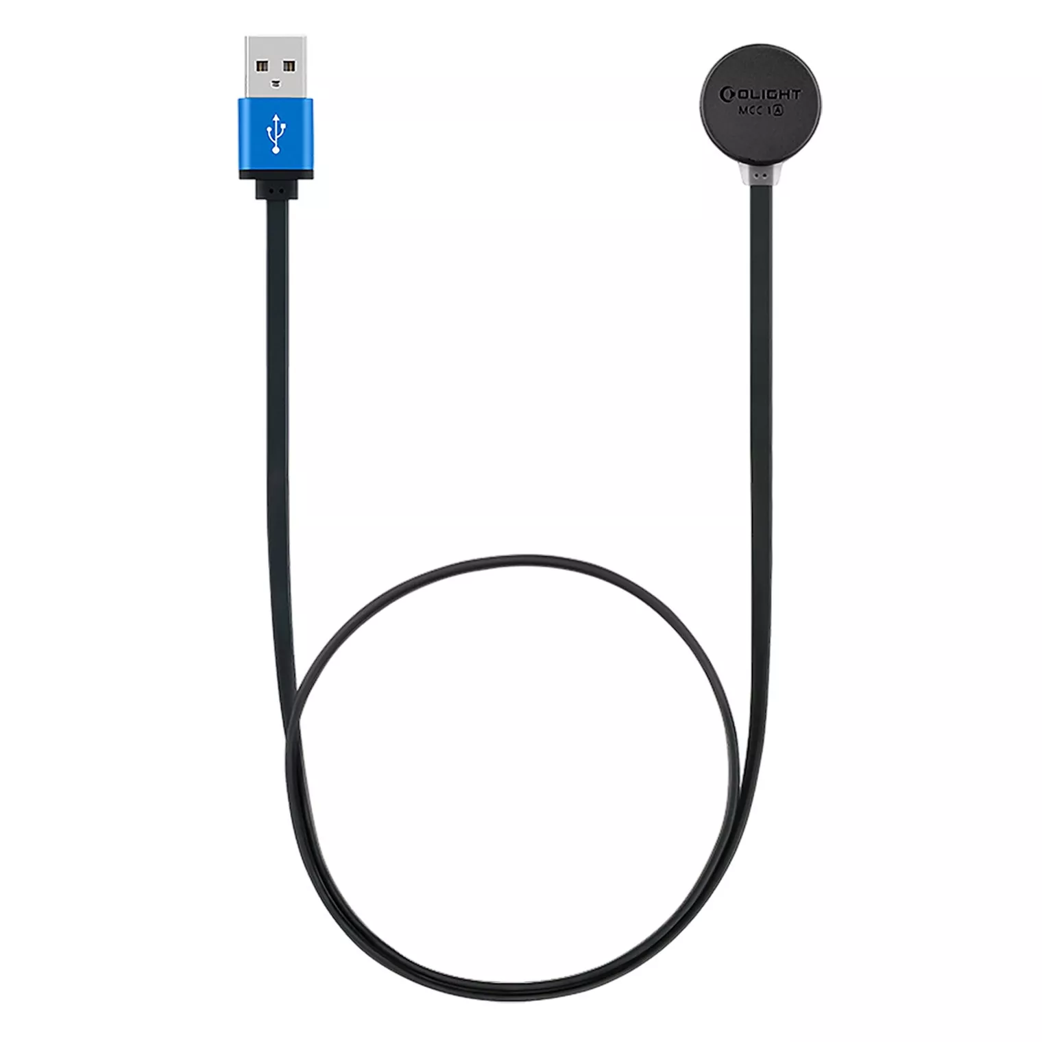 Olightstore Usa Inc MCC-1ABLACK MCC1A Charging Cable Black For S1RII/S2RII Baton3/Pro Perun