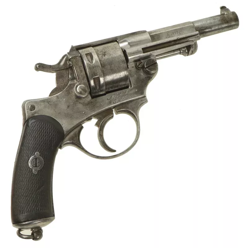Original French MAS Modèle 1873 11mm Revolver Dated 1877 – Serial Number G58365
