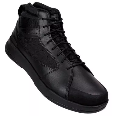 OTB Boots T-Kool #935 Mid Black Leather Boot