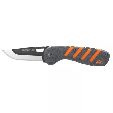Outdoor Edge Razor HTX Fixed Blade Knife 3" Gray/Orange/Black