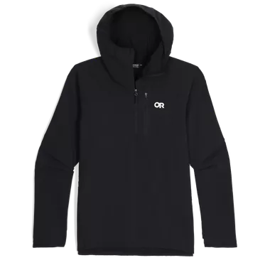 Outdoor Research Men's Freewheel MTB Half Zip Black Hoodie