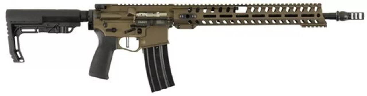 Patriot Ordnance Factory Renegade Plus Gen4 300 AAC Blackout, 16″ Barrel, Battle Bronze, 14M