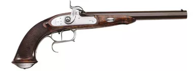 Pedersoli Le Page Percussion Pistol 44 Caliber 10" Browned BBL Maple