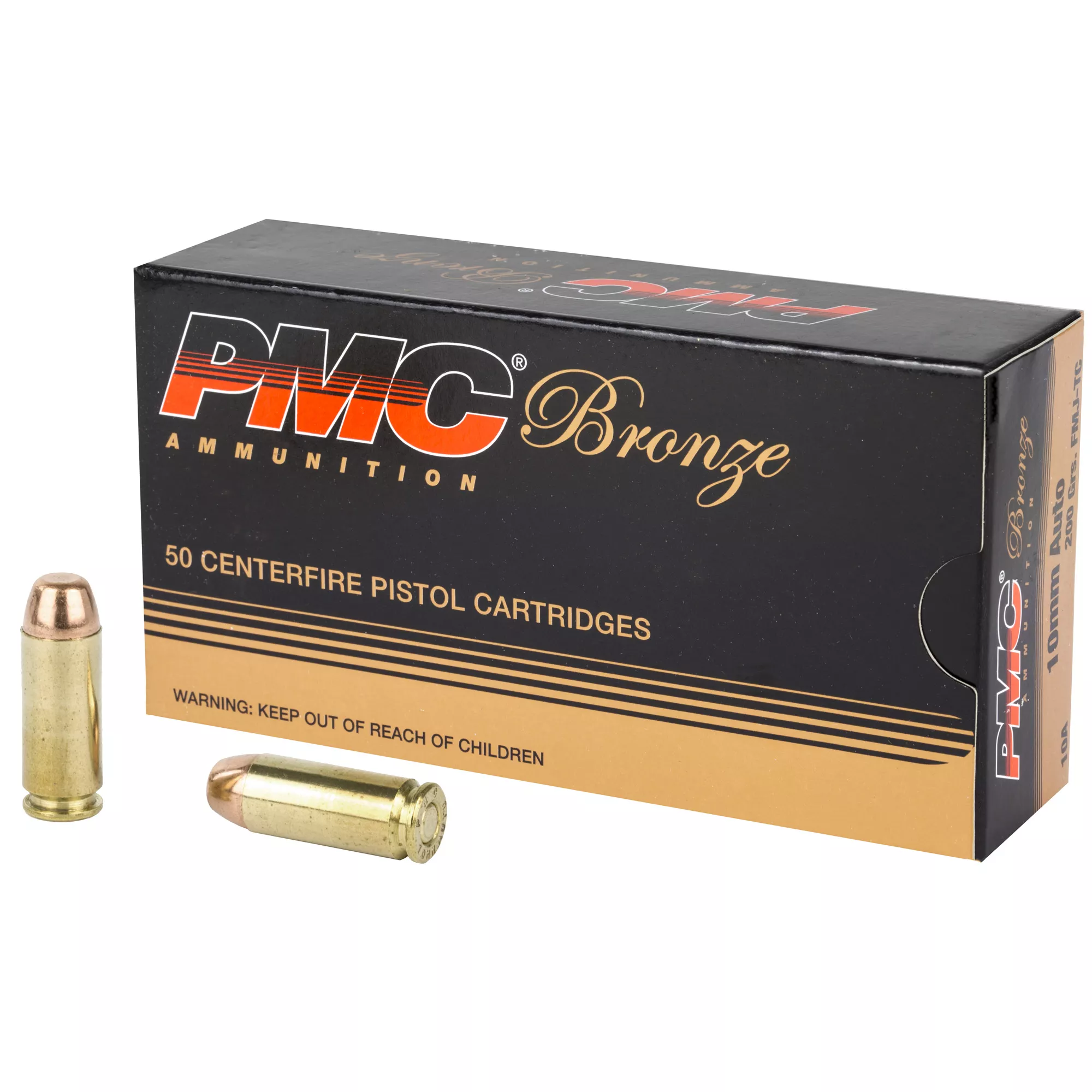 PMC 10mm Auto 200 grain FMJ Case of 1000 Rounds Bulk Ammo 10A