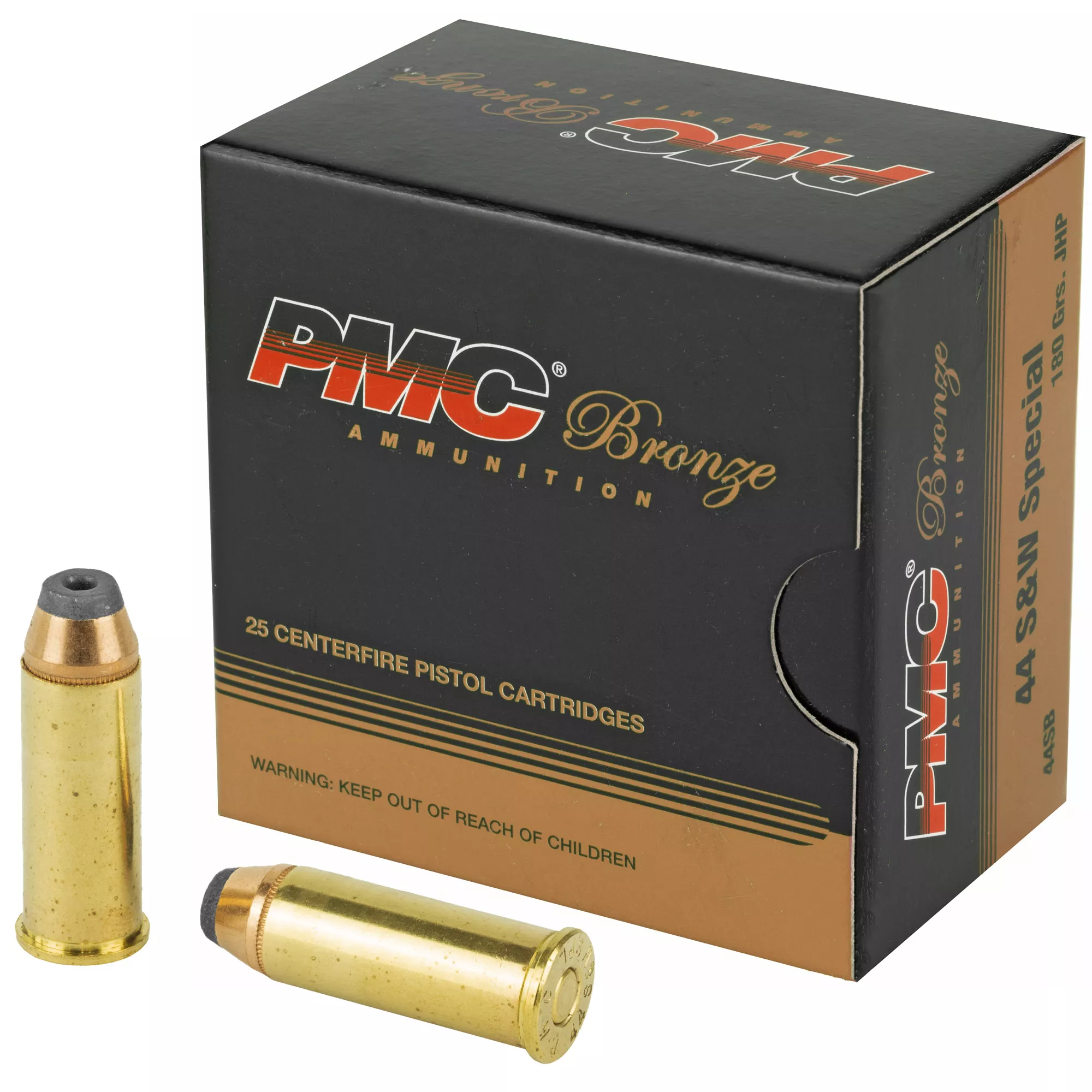 PMC Bronze 44 Special Ammo 180 grain JHP Case of 500 Rounds 44SB